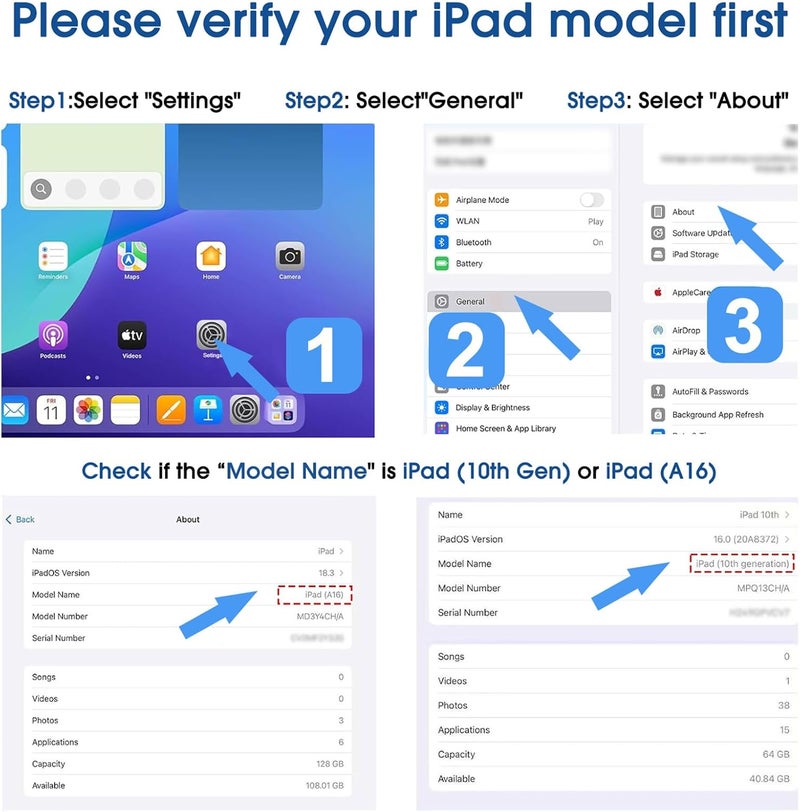 TechMatte USB C Pencil Adapter Designed for Apple Pencil 1st Gen, Only Compatible with iPad 10th /11th A16 2025 Gen,USB-C to Lightning Pencil Charging Adapter,Support Charging & Connection(2Pack) - Image 5